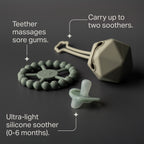 Tommee Tippee Silicone Comfort Gift Set - Green