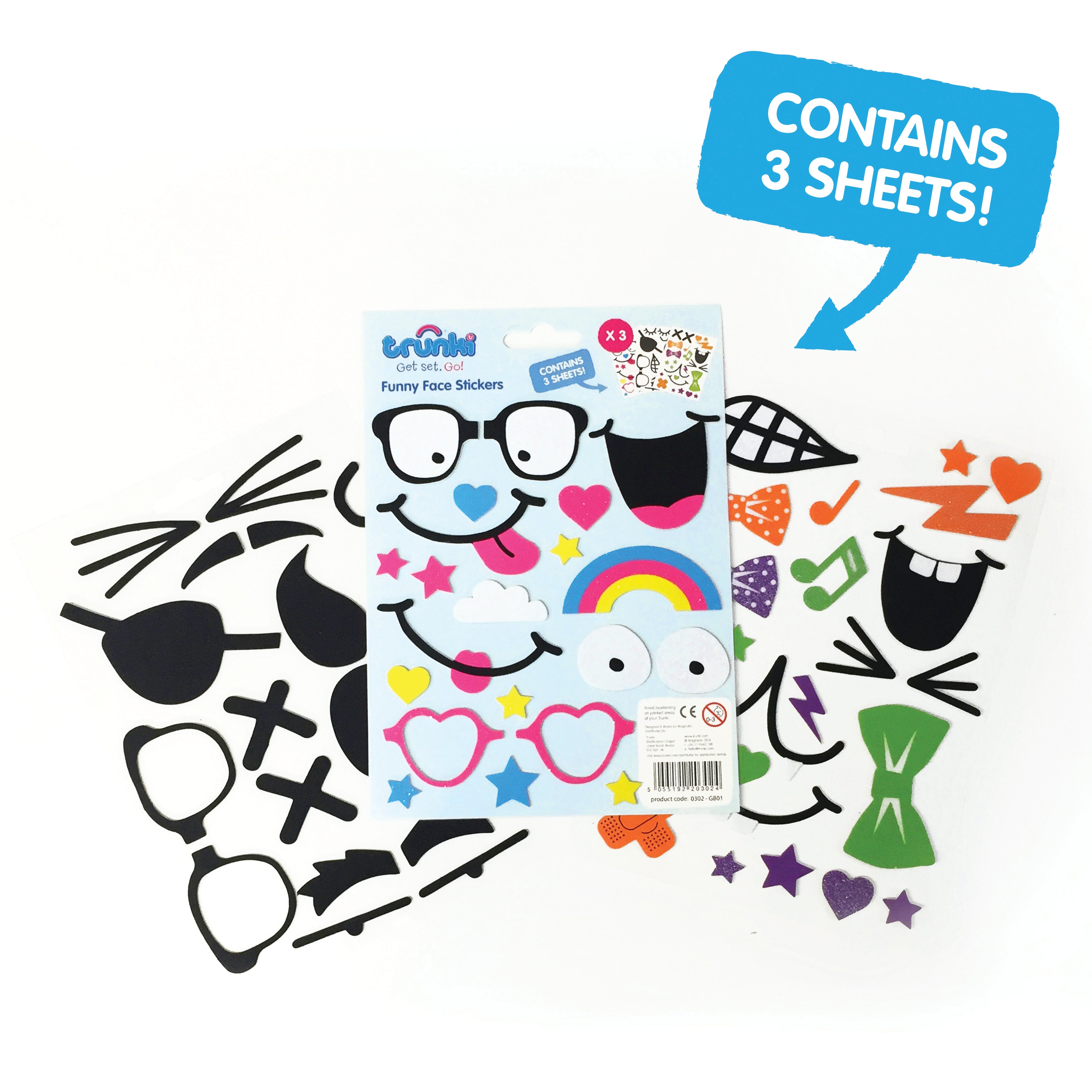 Funny Face Sticker Pack