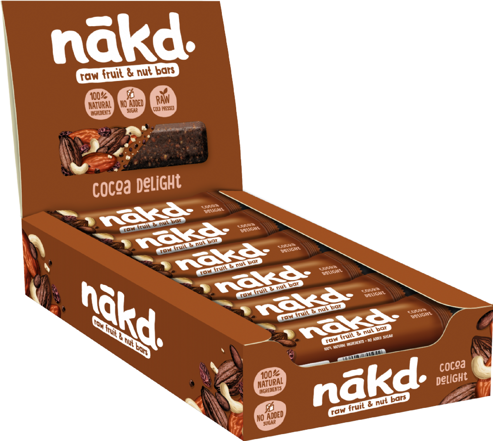 Nakd Cocoa Delight Fruit and Nut Bars