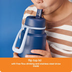1l insulated water bottle with flip top - Assorted B-Box