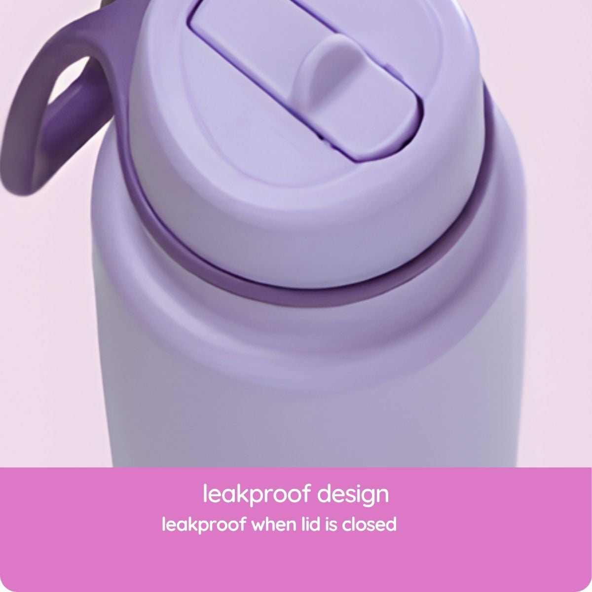 1l insulated water bottle with flip top - Assorted B-Box
