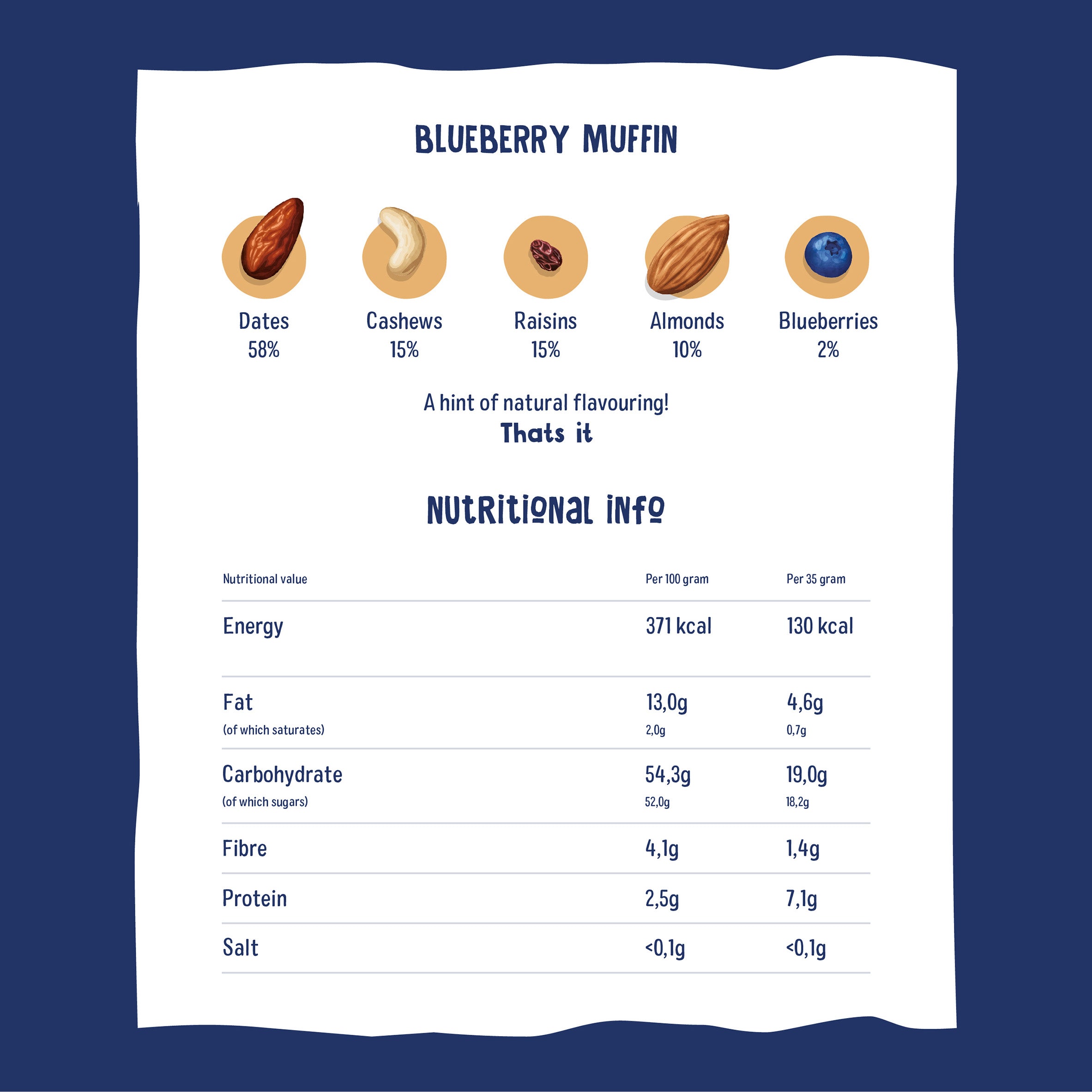 Nakd Blueberry Muffin Nut & Fruit Bars