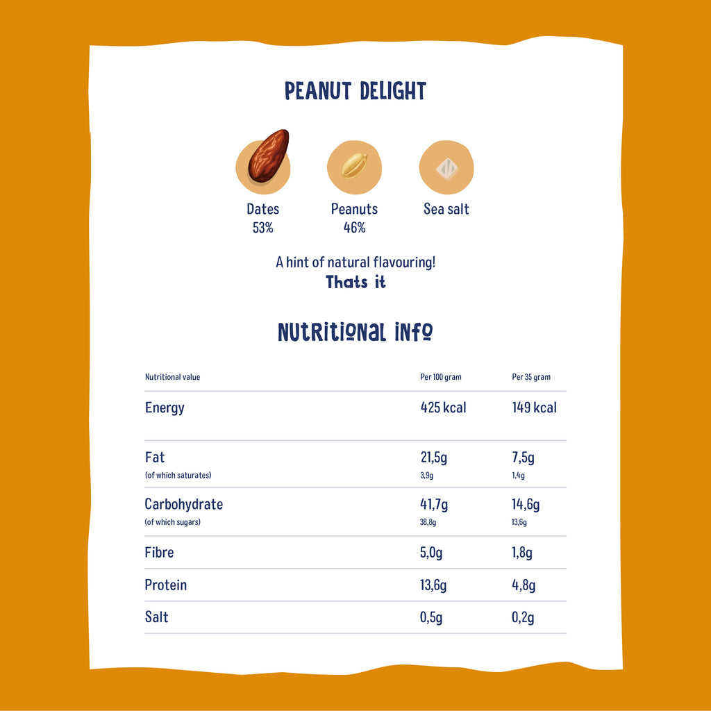 Nakd Peanut Delight Nut & Fruit Bars