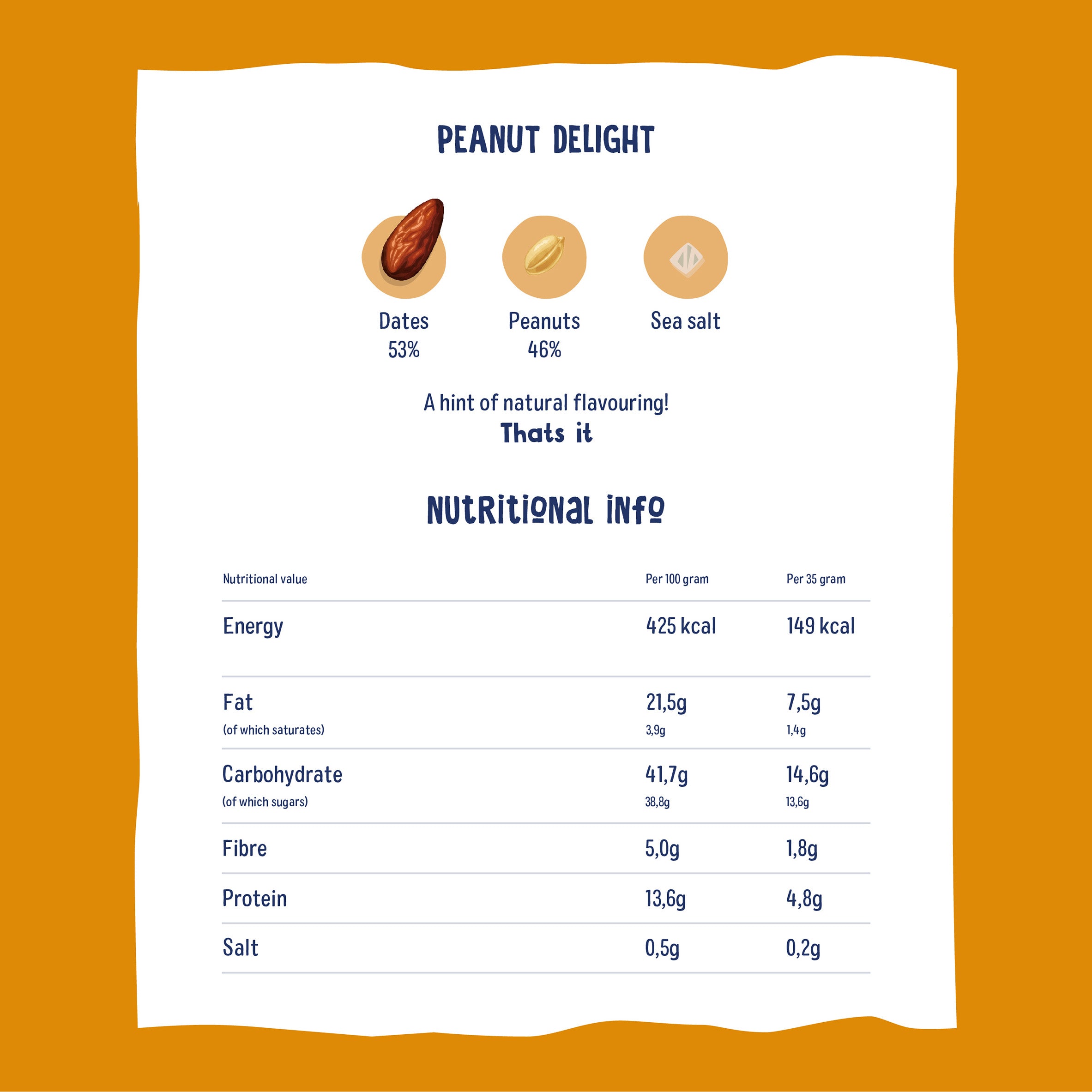 Nakd Peanut Delight Nut & Fruit Bars
