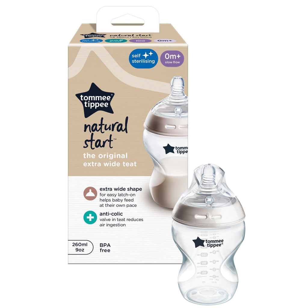 Tommee Tippee Natural Start 260ml Self Sterilising Bottle