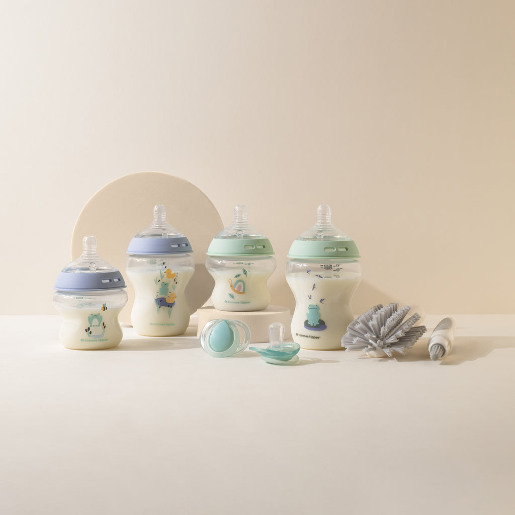 Tommee Tippee Natural Start Self Sterilising Newborn Bottle Starter Set - Blue
