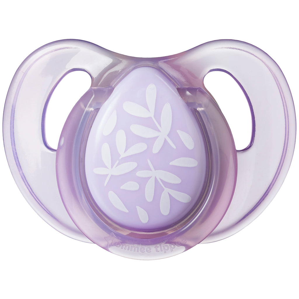 Tommee Tippee Essentials Cherry Latex Day Soother 6-18m - Girl