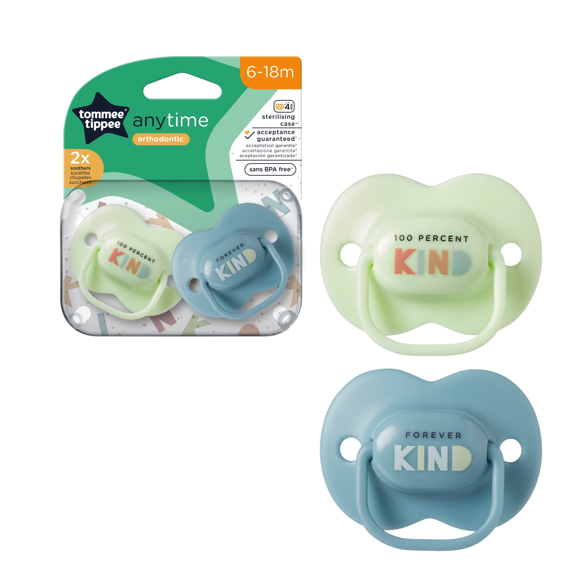 Tommee Tippee Anytime Soother 6-18m