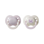 Tommee Tippee Ultra Fit Decorated Soother 0-6m 2pk - Girl - Light Purple