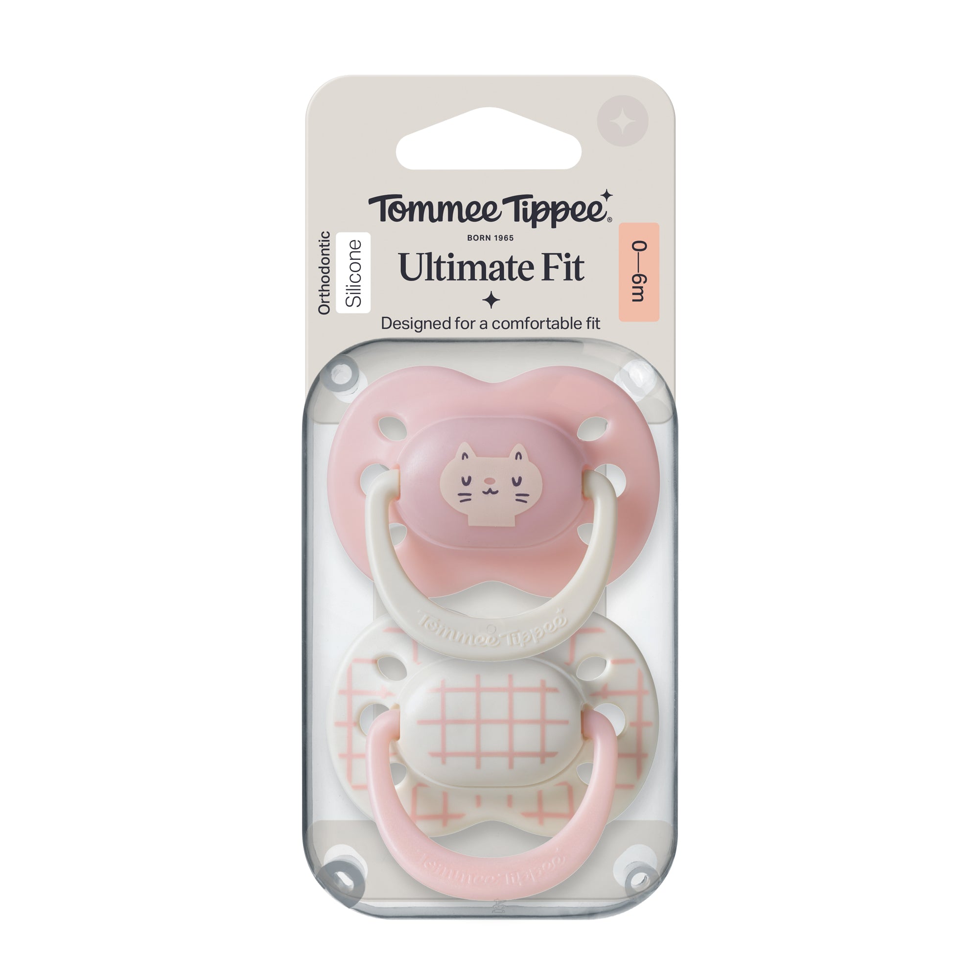 Tommee Tippee  0-6m 2pk - Girl - Pink