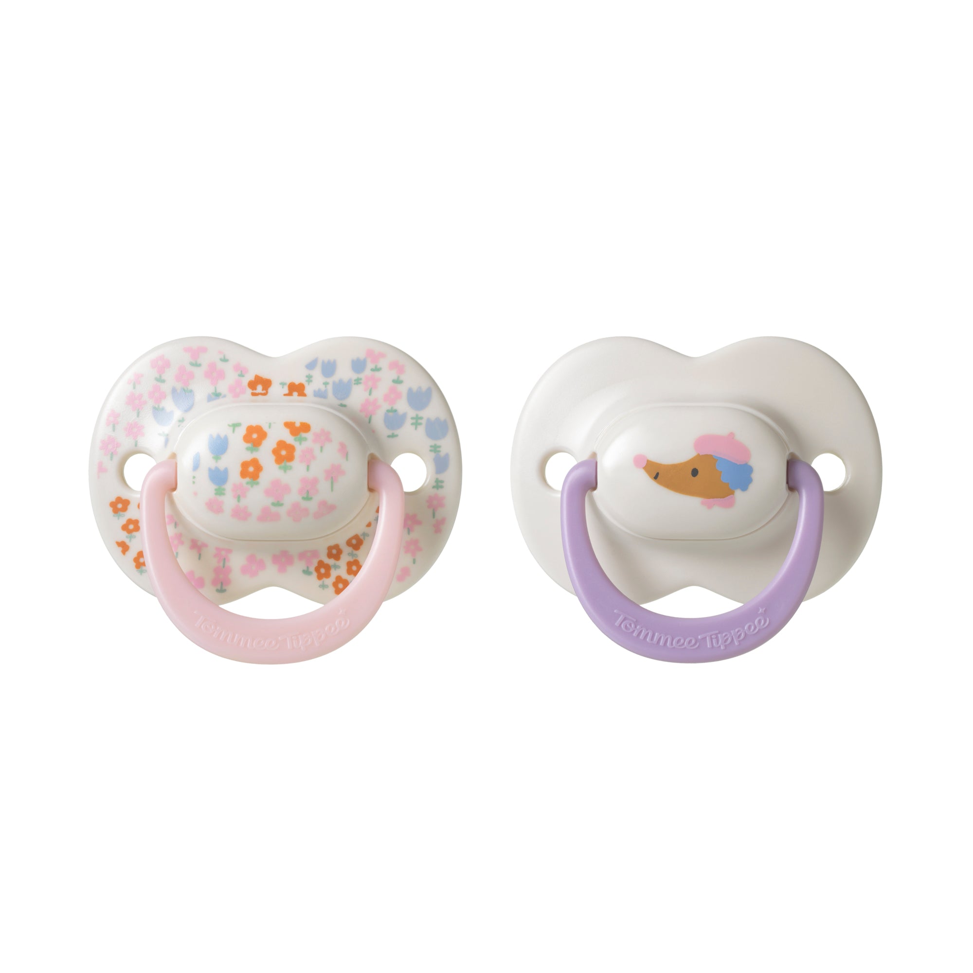 Tommee Tippee Ultimate Fit Decorated Soother 6-18m Girl - White