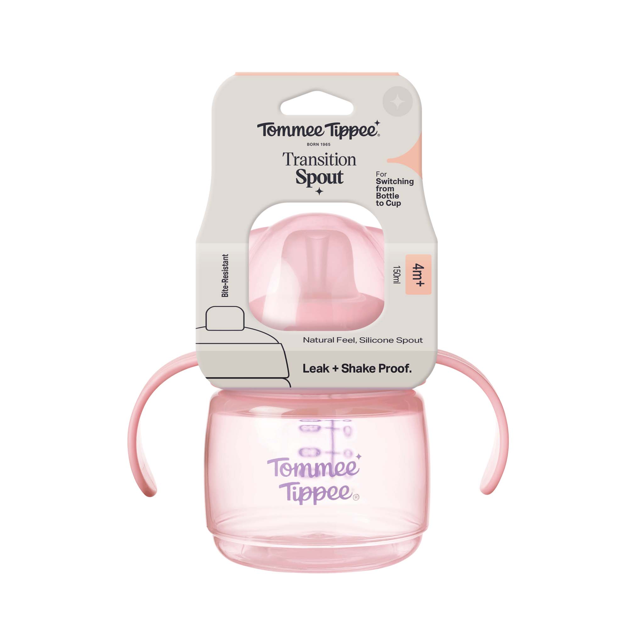 Tommee Tippee Transition Cup 150ml 4m+ - Pink