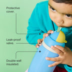 Tommee Tippee Insulated Active Straw 266ml - Boy
