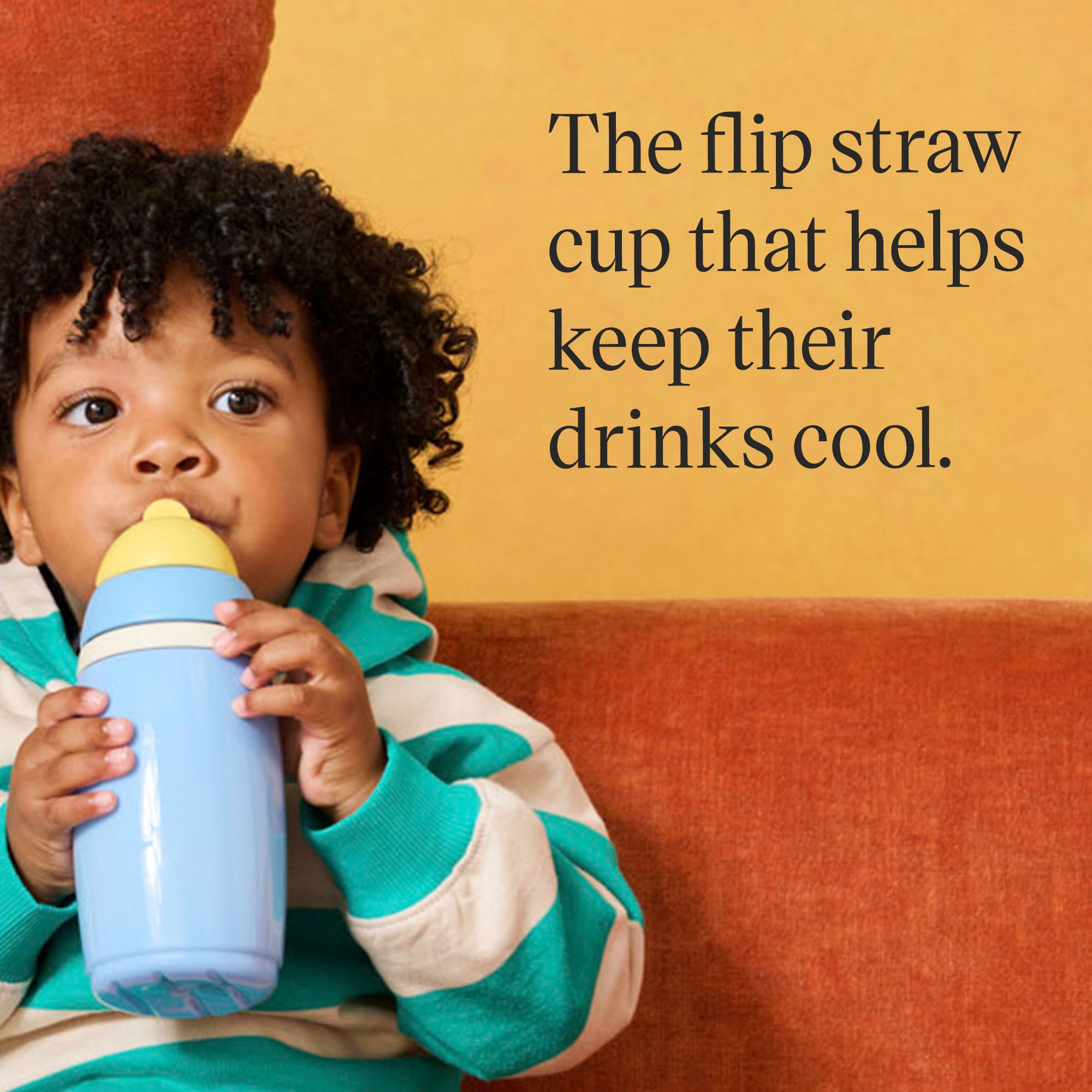 Tommee Tippee Insulated Active Straw 266ml - Boy