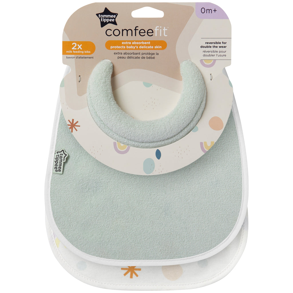 Tommee Tippee Milk Feeding Bib 2pk