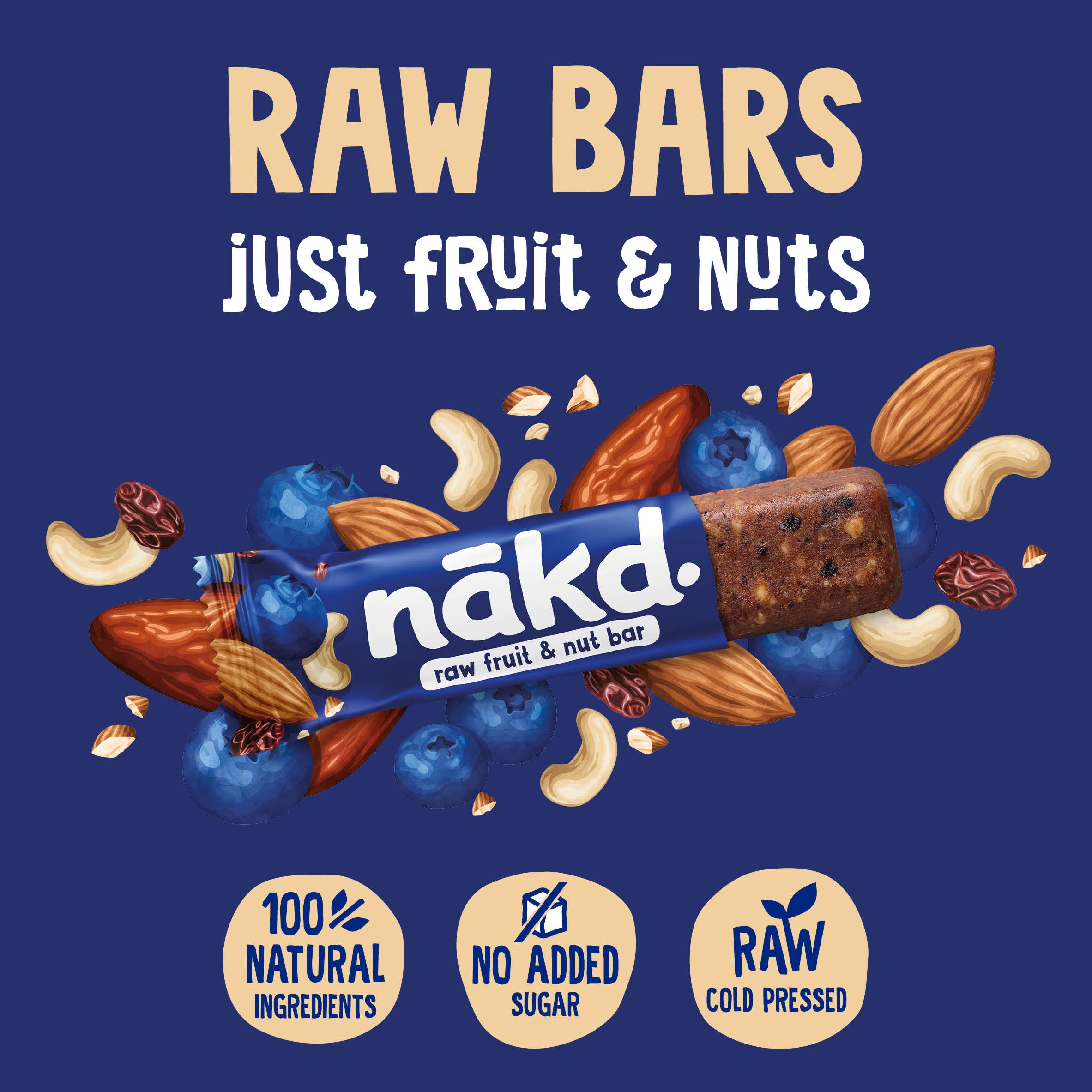 Nakd Blueberry Muffin Nut & Fruit Bars