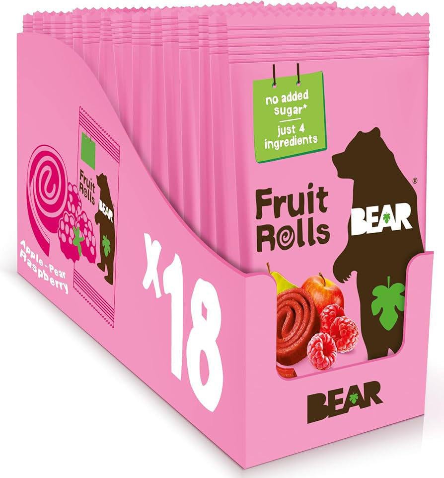 Bear Raspberry Fruit Rolls