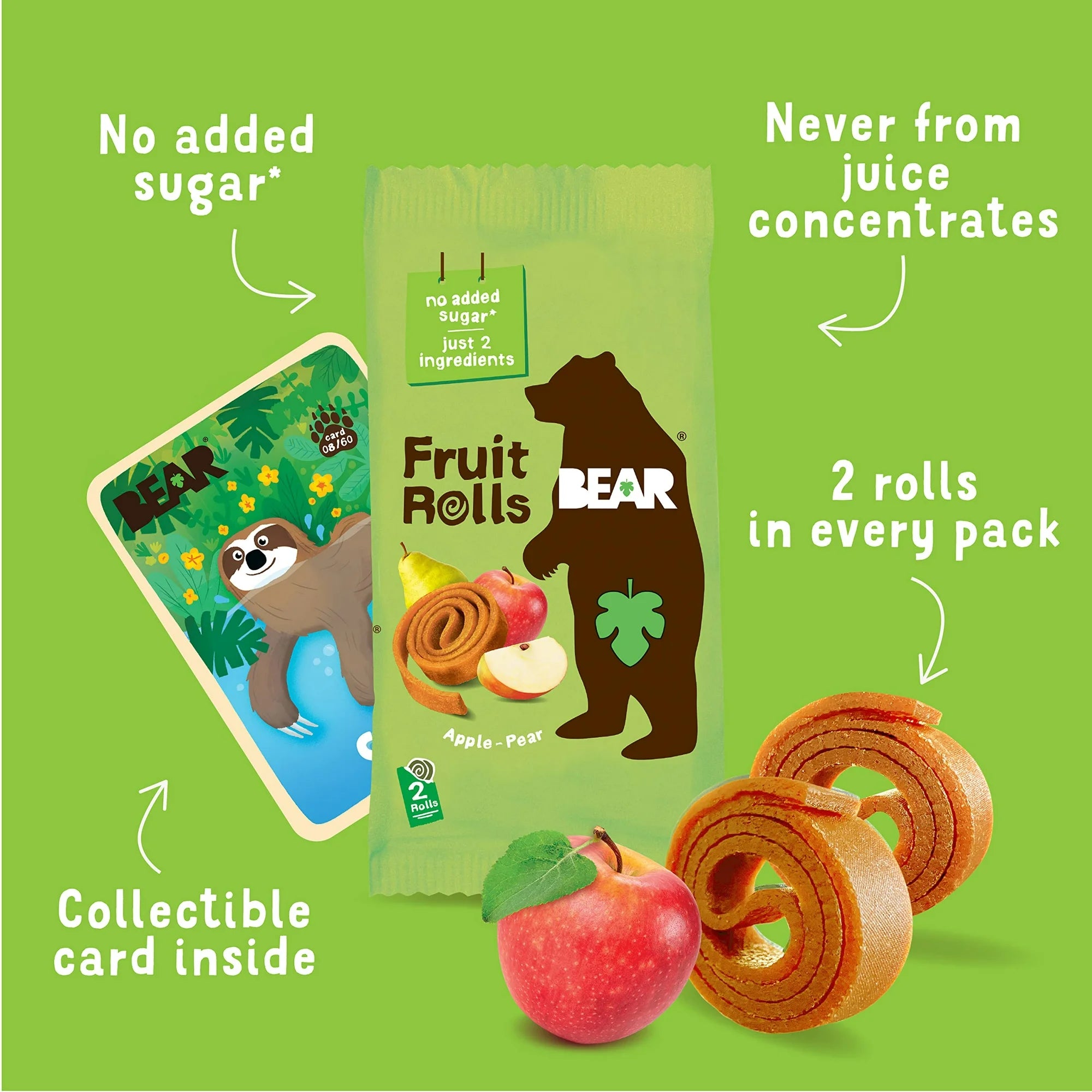 Bear Apple Fruit Rolls