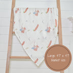 Aden & Anais Cotton Muslin Blanket - Gone Fishing