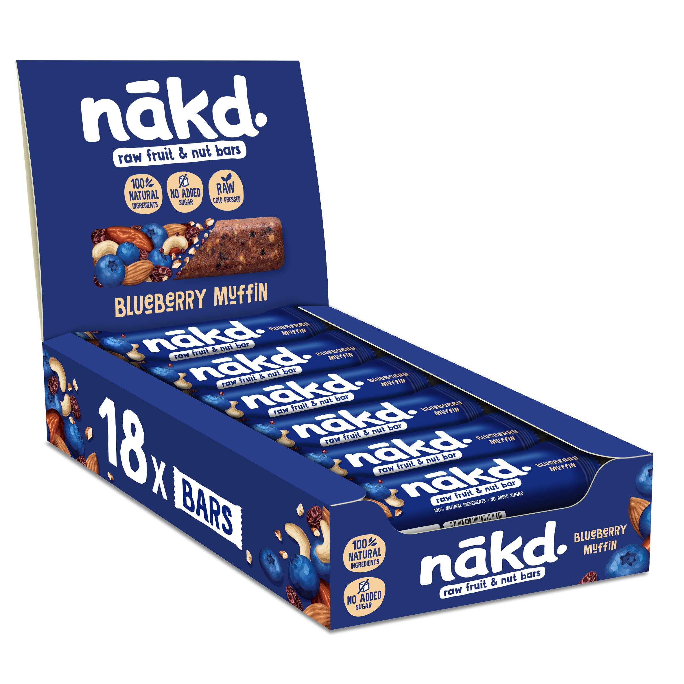 Nakd Blueberry Muffin Nut & Fruit Bars