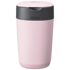 Tommee Tippee Twist & Click Advanced Nappy Bin - Gentle Pink