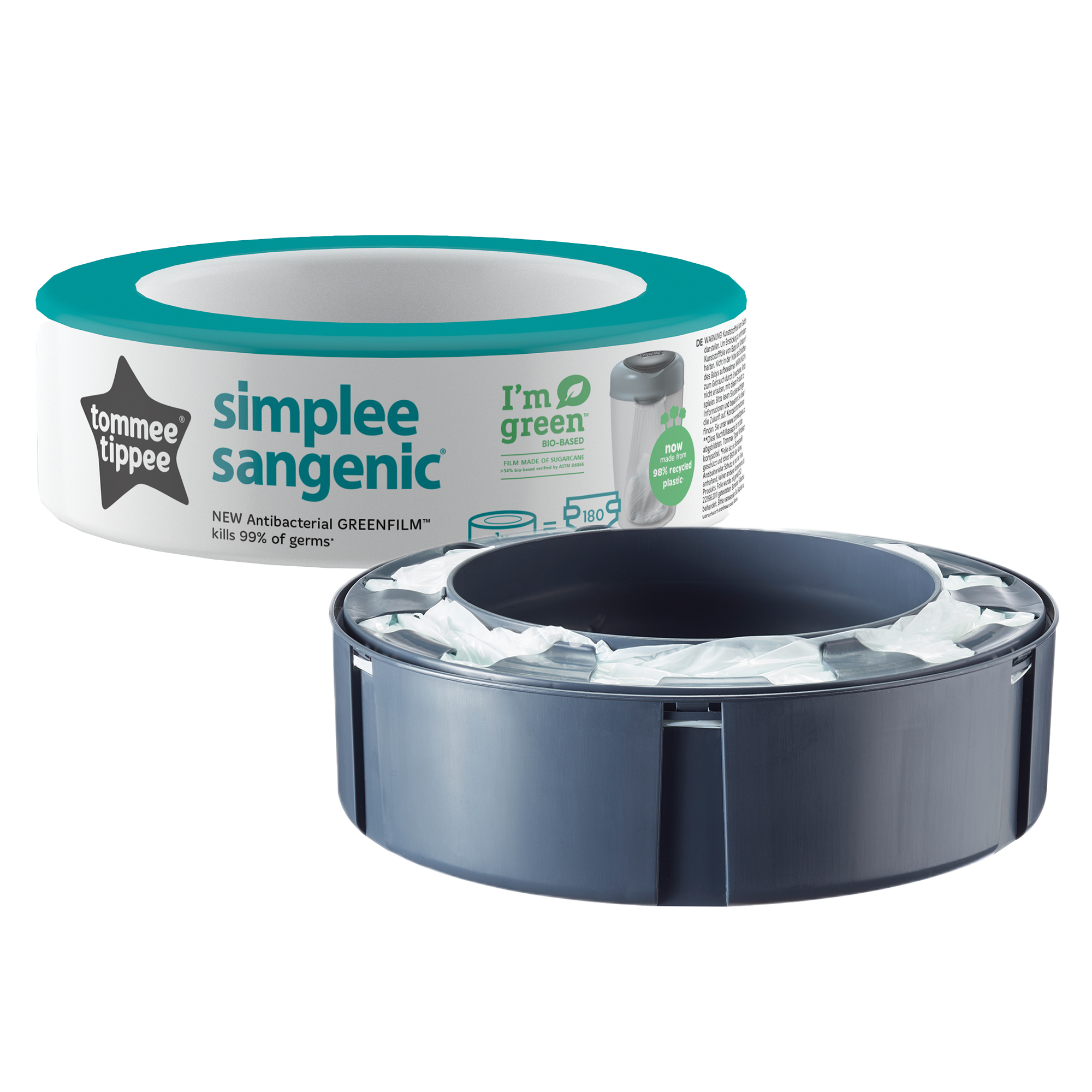 Tommee Tippee Simplee Sangenic Refills Cassette Eco-Friendlier