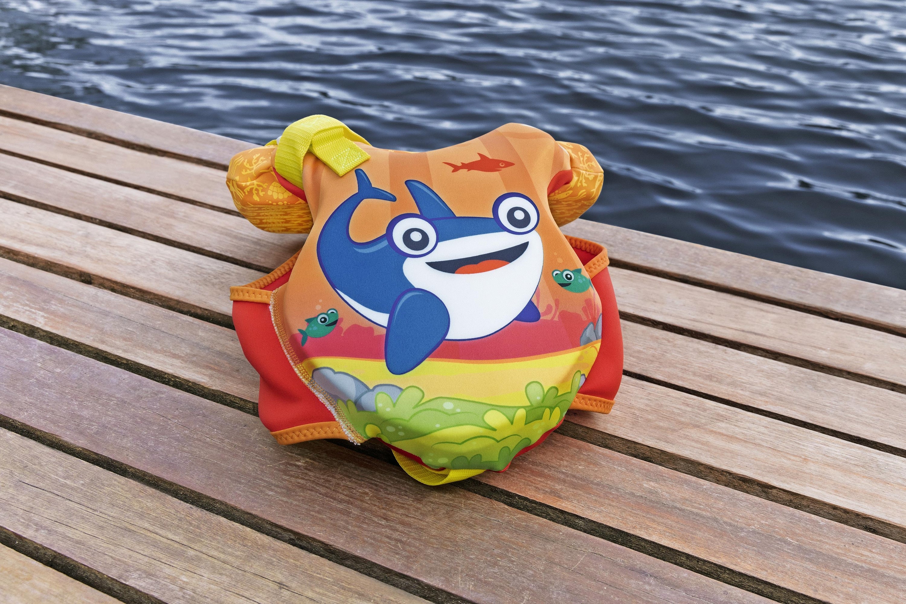 Puddle Jumper Infant Hydrospring Life Jacket and Vest, Orange Shark (6 Months -  2 years)
