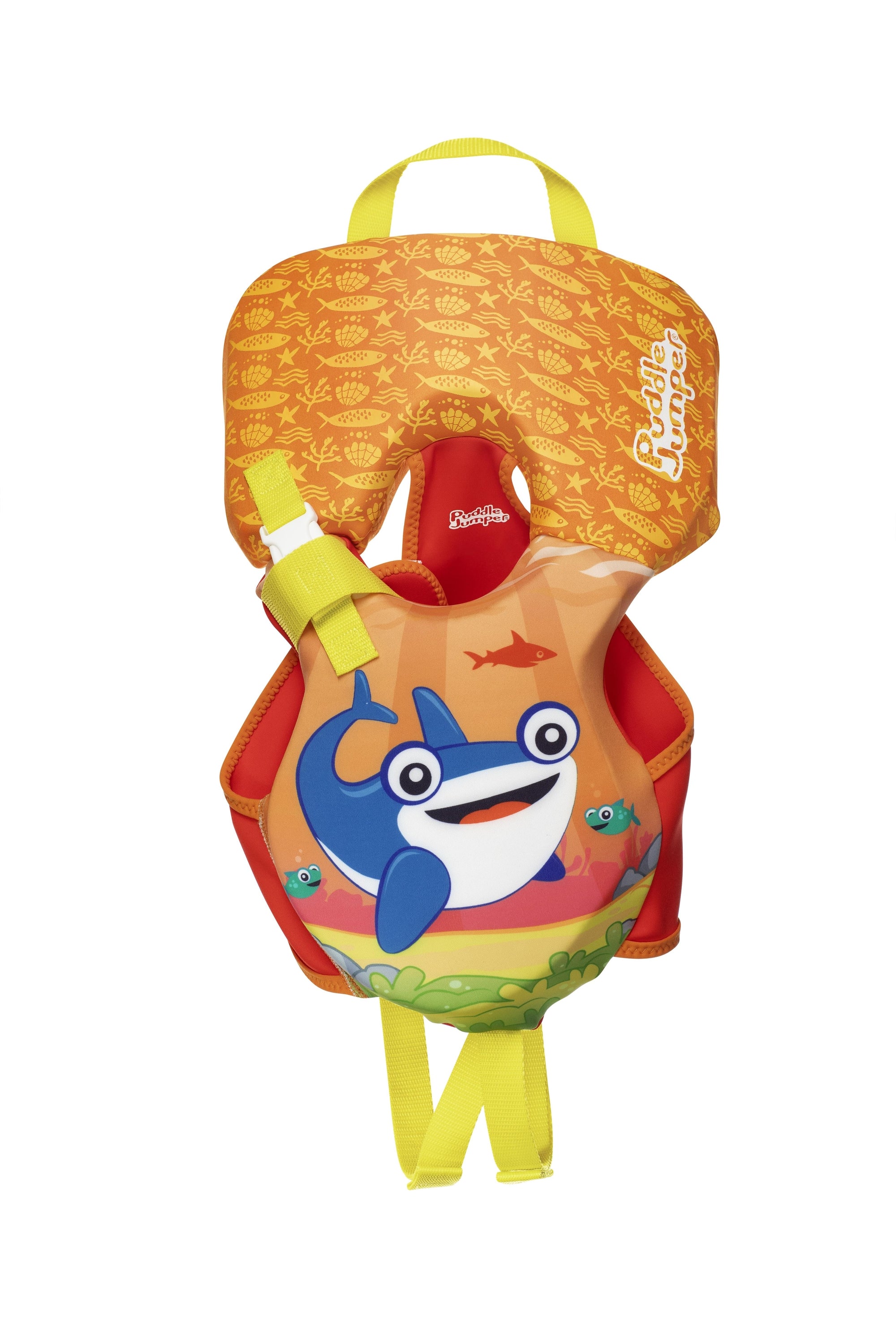 Puddle Jumper Infant Hydrospring Life Jacket and Vest, Orange Shark (6 Months -  2 years)