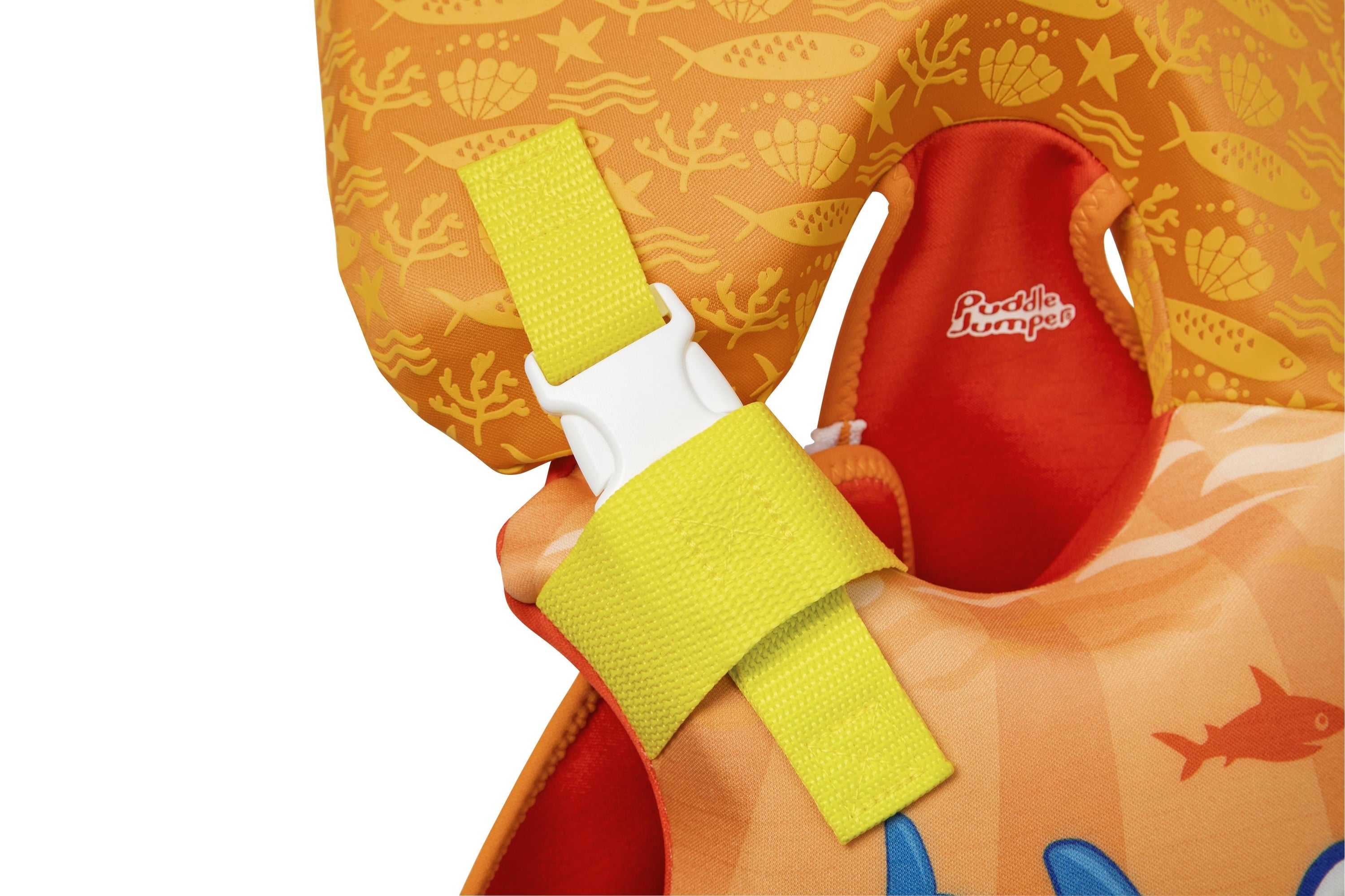 Puddle Jumper Infant Hydrospring Life Jacket and Vest, Orange Shark (6 Months -  2 years)