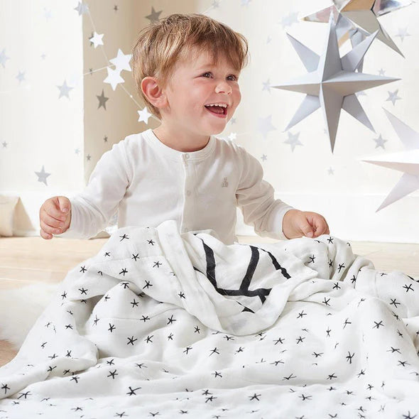 Aden + Anais Silky Soft Blanket - In Motion Wedges