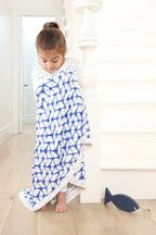 Aden + Anais Silky Soft Blanket - Indigo Shibori