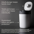 Tommee Tippee Twist And Click Advanced Nappy Bin Starter Set Eco-Friendlier