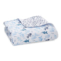 Aden + Anais Cotton Muslin Blanket - Gone Fishing
