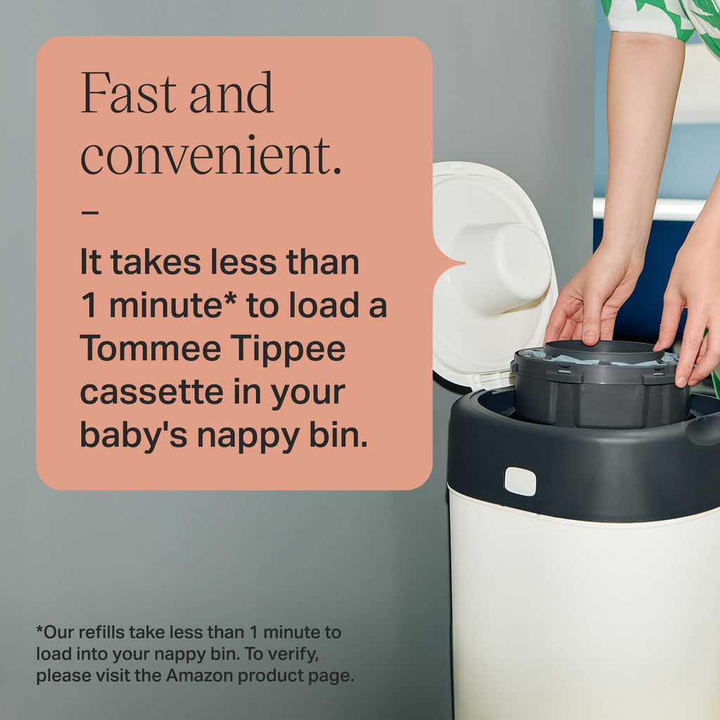 Tommee Tippee Twist & Click Advanced Nappy Disposal Refills - 6pk