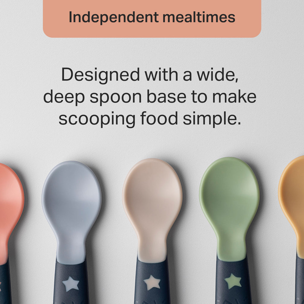 Tommee Tippee  Easigrip Self-Feeding Weaning Spoons