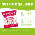 Kiddylicious Fruity Puffs - Strawberry 7m+