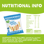 Kiddylicious Cheesy Flavoured Veggie Straws 9m+