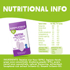 Kiddylicious Mini Waffers - Blueberry 6m+
