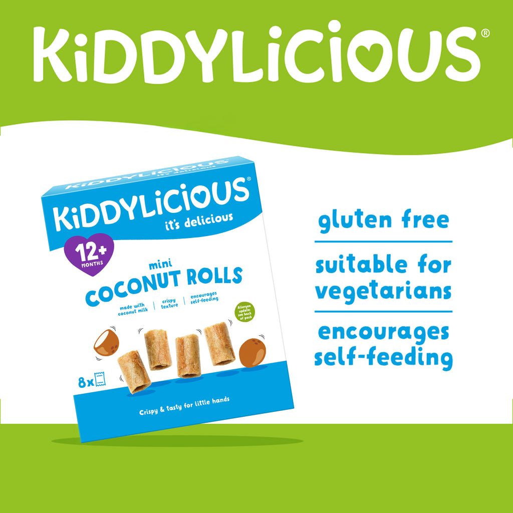 Kiddylicious Mini Coconut Rolls 12m+