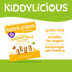Kiddylicious Mini Banana Coconut Rolls 12m+