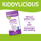 Kiddylicious Mini Waffers - Blueberry 6m+