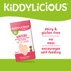 Kiddylicious Mini Waffers - Strawberry 6m+