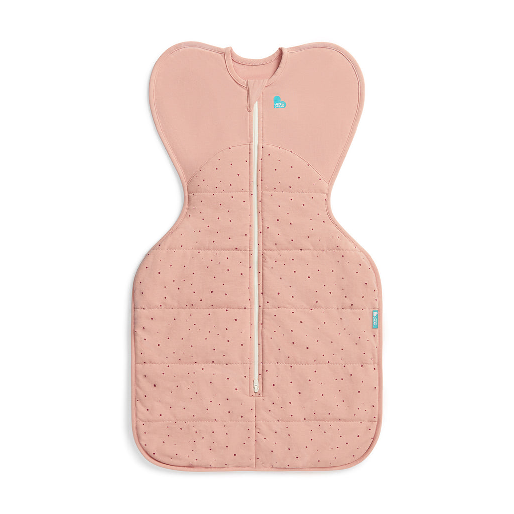 Love To Dream Swaddle Up Warm 2.5 Tog Small - Pink (Rose Pebbles) (3.5-6kg)