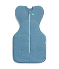 Love To Dream Swaddle Up Warm 2.5 Tog Small - Blue (Storm Blue Pebbles) (3.5-6kg)