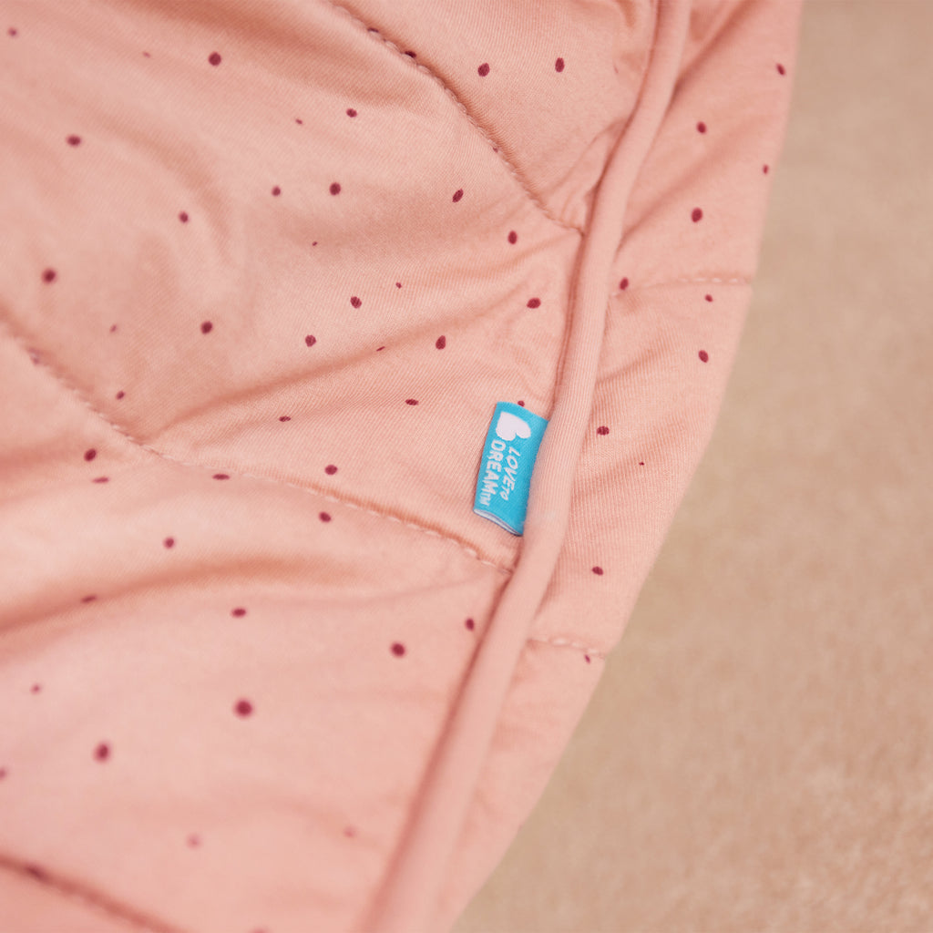 Love To Dream Swaddle Up Warm 2.5 Tog Small - Pink (Rose Pebbles) (3.5-6kg)