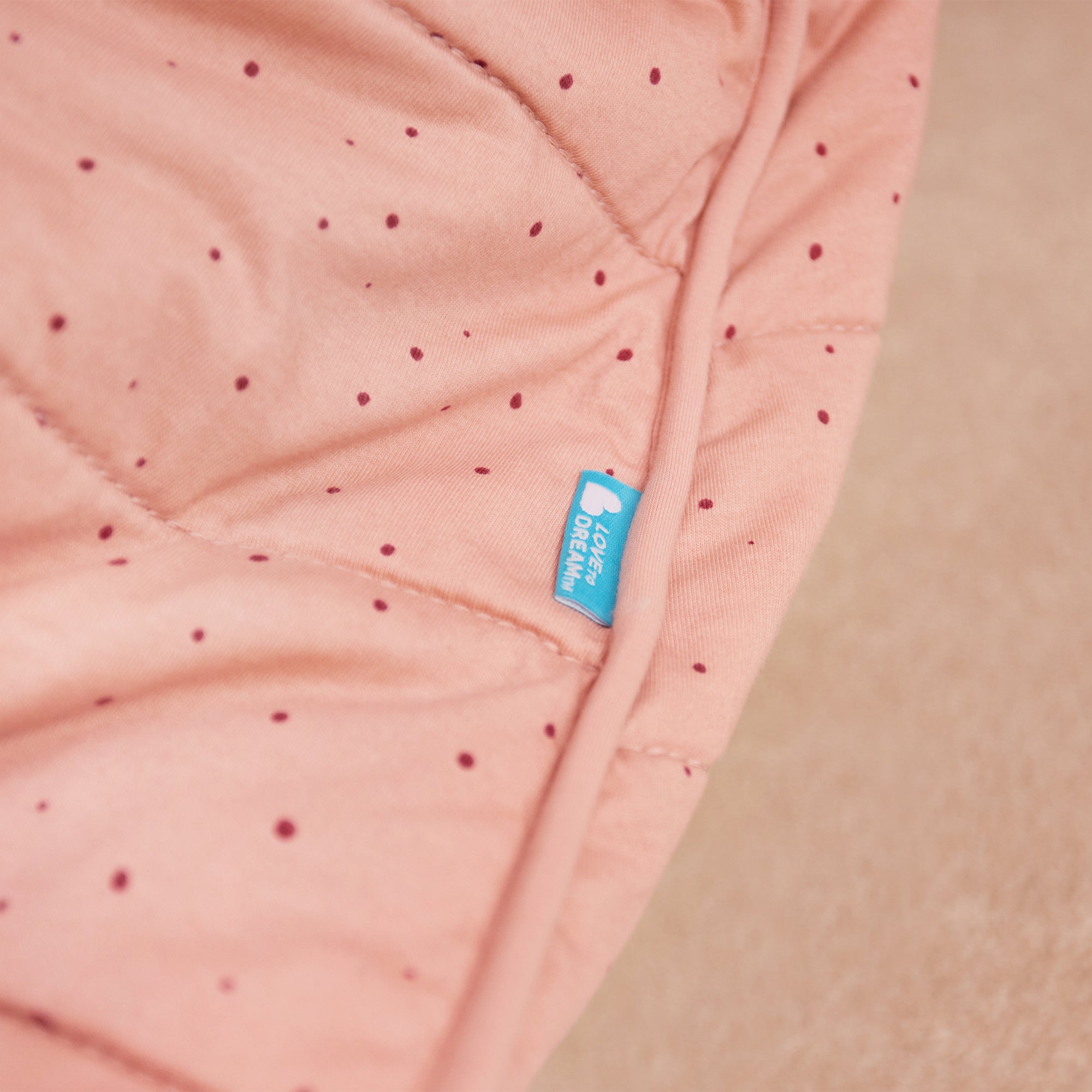 Love To Dream Swaddle Up Warm 2.5 Tog Small - Pink (Rose Pebbles) (3.5-6kg)
