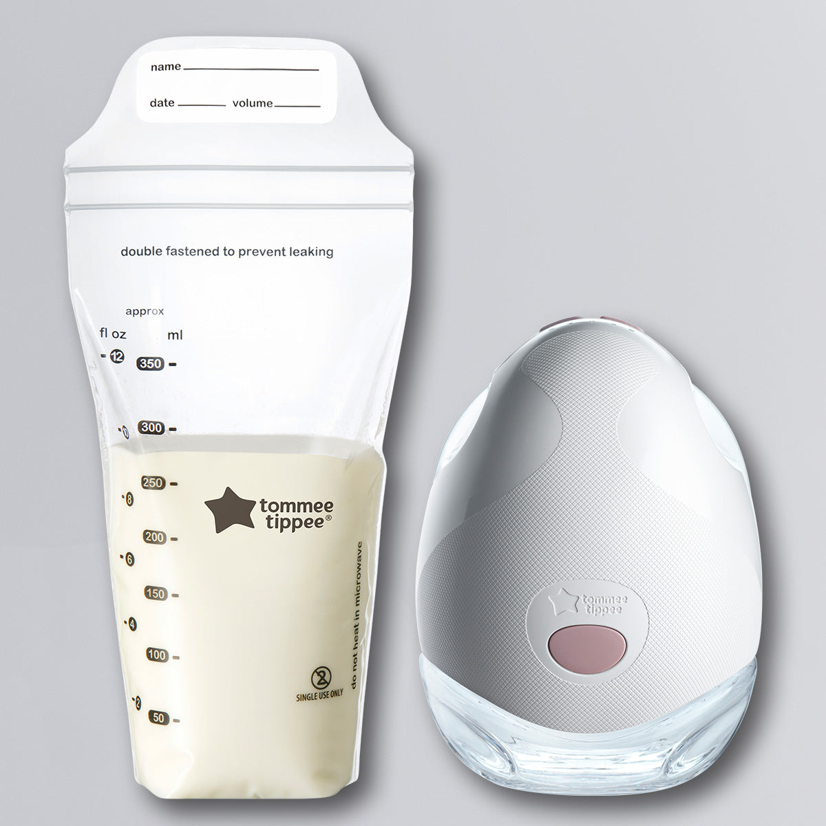 Tommee Tippee Single Wearable with Milk Storage Bags