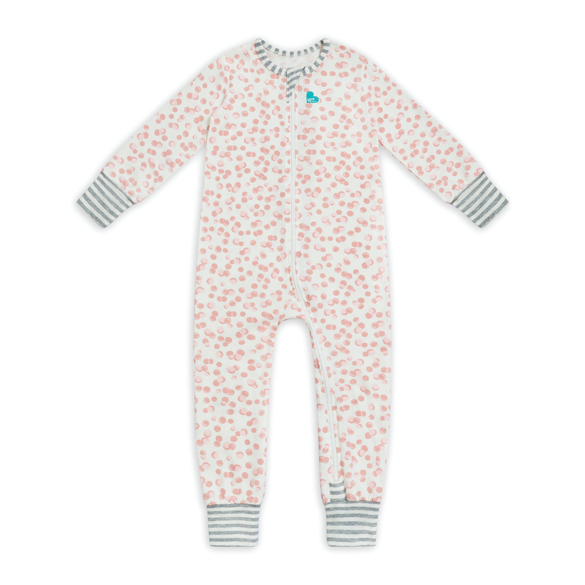 Footless Romper - Bubbles Dusty Pink Love To Dream South Africa