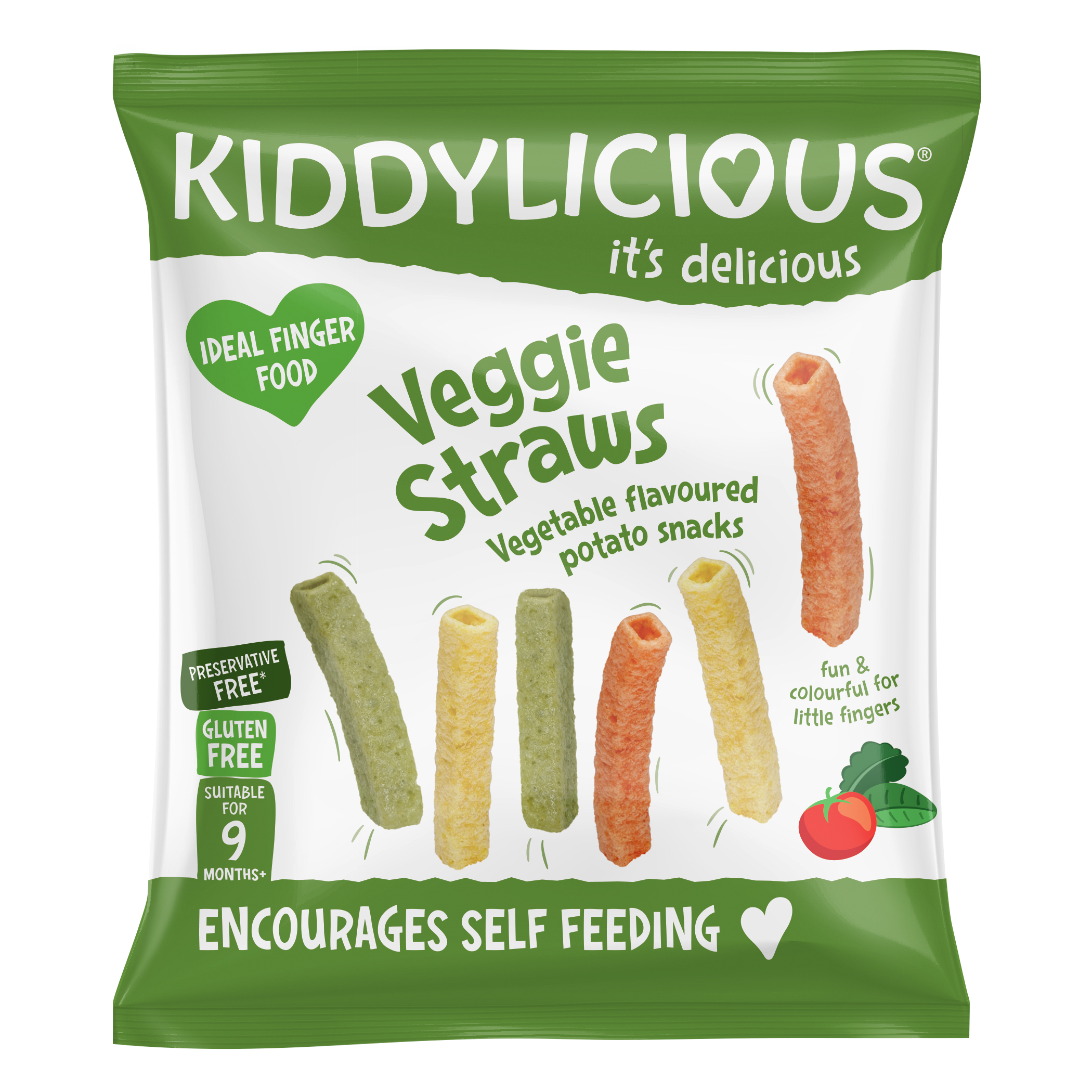 Kiddylicious Veggie Straws 9m+