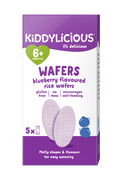 Kiddylicious Mini Waffers - Blueberry 6m+